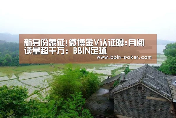 新身份象征!微博金V认证曝:月阅读量超千万:BBIN足球(图3) BBIN足球